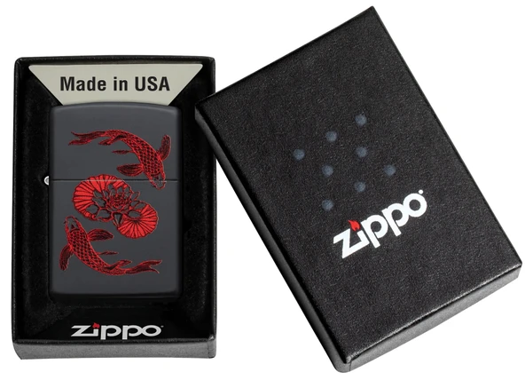 ZIPPO - Benzin - Ateş - 60006153 Koi - Resim 5