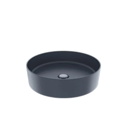 CREAVİT Loop Ø 45 cm Çanak Lavabo LP145-00BM BASALT Mat Lacivert ürün görseli 1