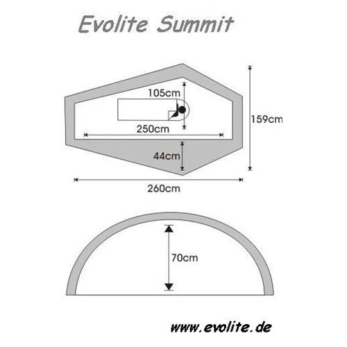 Evolite Summit Pro Çadır Sun Fresh UPF80 - Resim 9