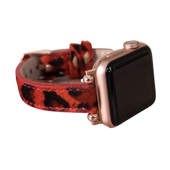 Apple Watch Uyumlu Deri Kordon 38-40-41mm Ferro LEO55N ürün görseli 1