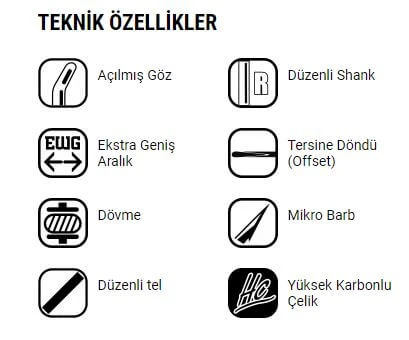 VMC Olta İğnesi 7024NT 10lu - Resim 2