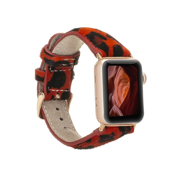 Apple Watch Uyumlu Deri Kordon 42-44-45mm LEO55N ürün görseli 1
