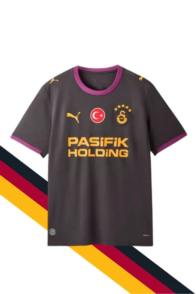 GS FRM 043 785013 GALATASARAY ORJİNAL LİSANSLI PUMA 2026/2027 DEPLASMAN SİYAH  FORMA ürün görseli 1