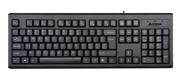 A4 Tech Km-720 Siyah Q Tr Usb Kablolu Fn Multimedya Klavye ürün görseli 1