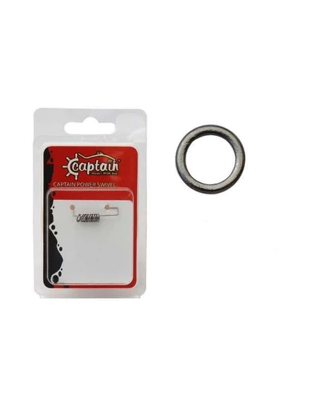 Captain 5146 Assist Halkası İnox 10lu Paket Black Nikel ürün görseli 1