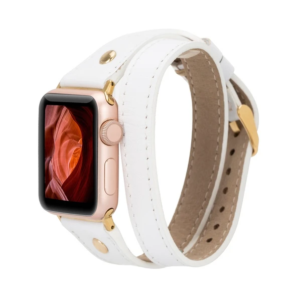 Apple Watch Uyumlu Deri Kordon 42-44-45mm Slim DTGT F3 ürün görseli 1