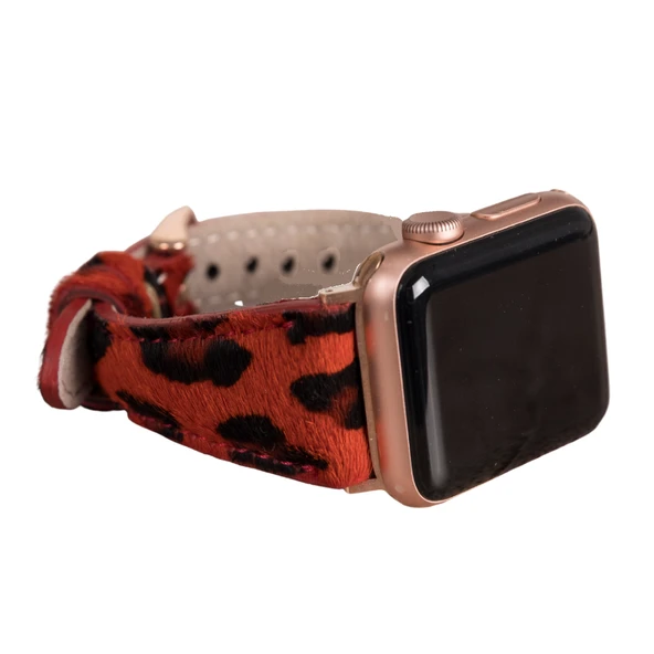 Apple Watch Uyumlu Deri Kordon 42-44-45mm Slim LEO55N ürün görseli 1