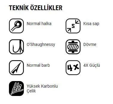 VMC Üçlü Olta İğnesi 8527PS 5li - Resim 2