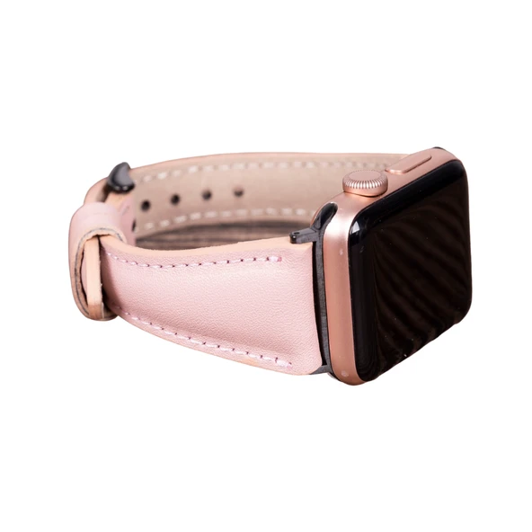 Apple Watch Uyumlu Deri Kordon 42-44-45mm Slim NU2 ürün görseli 1
