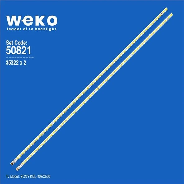 Wkset-5821 35322X2 Sts400a42_62Led_Rev.1 2 Adet Led Bar (62Led) (Tvnizi açıp içindeki led barla birebir aynısı olduğunu görmeden almayınız. Sonrasında iade ALMAMAKTAYIZ.) ürün görseli 1