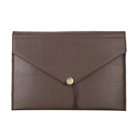 Mac Sleeve 15-16 inç MacBook Uyumlu Kılıf Kahverengi ürün görseli 1