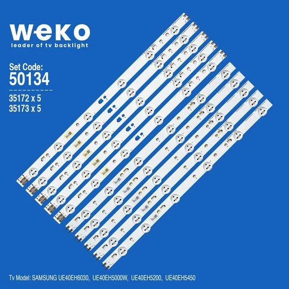 Wkset-5134 35172X5 35173X5 40-3535Led-60Ea 10 Adet Led Bar (Tvnizi açıp içindeki led barla birebir aynısı olduğunu görmeden almayınız. Sonrasında iade ALMAMAKTAYIZ.) ürün görseli 1