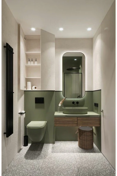 GLOBAL LED MIRROR 65x90 Ledli Ayna Banyo Aynası Işıklı Ayna ürün görseli 1