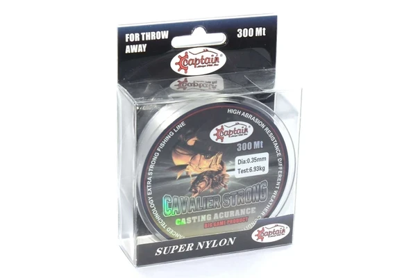 Captain Cavalier Strong 300mt Monofilament Misina Beyaz ürün görseli 1
