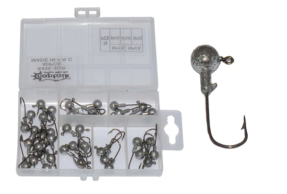 Captain 6435 Compact Eco Kutulu Jig Head Seti - Resim 3