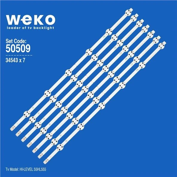 Wkset-5509 34543X7 Svv550aj9a_Rev01_150708 7 Adet Led Bar (Tvnizi açıp içindeki led barla birebir aynısı olduğunu görmeden almayınız. Sonrasında iade ALMAMAKTAYIZ.) ürün görseli 1