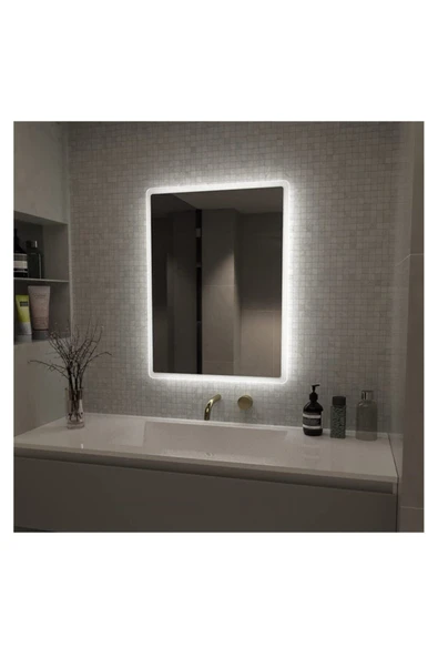 GLOBAL LED MIRROR 80x120 Cm Ledli Ayna Banyo Aynası ürün görseli 1