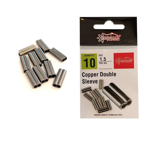 Captain 5130 Çelik Tel Sıkıştırma Burcu Double 10lu Paket Black Nikel ürün görseli 1