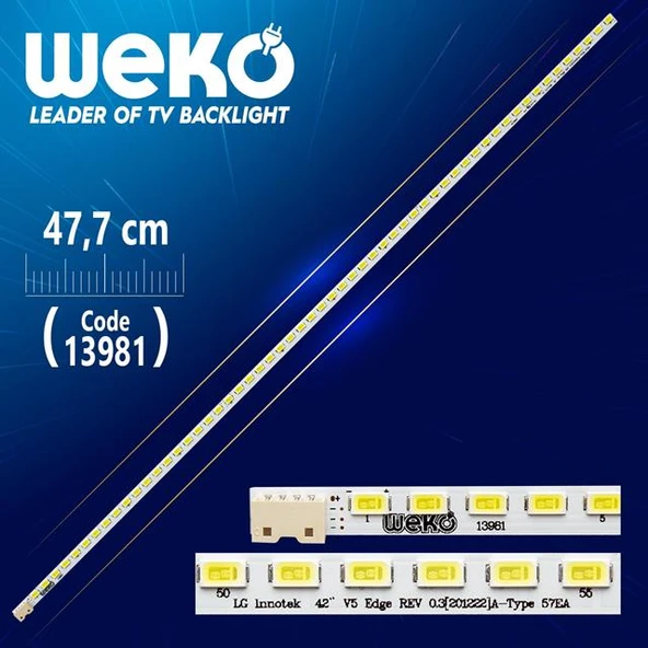 42 V5 Edge Rev4.0 2A-Type - 47.7 Cm 57 Ledli (Wk-604) ürün görseli 1
