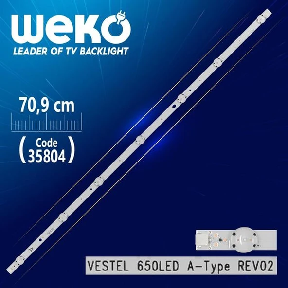 Vestel 650Led A-Type Rev02 - 70.9 Cm 7 Ledli - (Wk-1269) ürün görseli 1