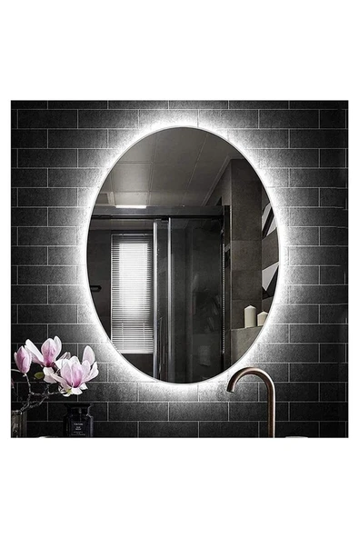 GLOBAL LED MIRROR Elips Ledli Banyo Aynası - Resim 3