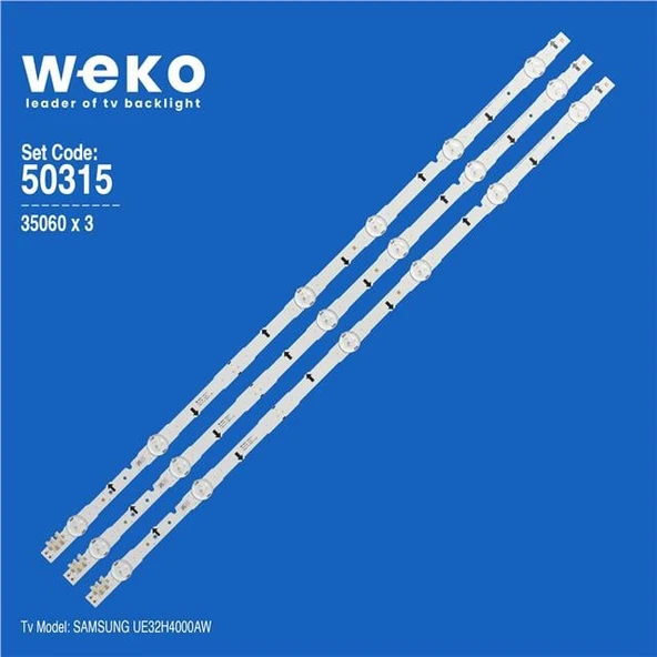 Wkset-5315 35060X3 Samsung_2014Svs32hd_3228_07_Rev1.3_131212 3 Adet Led Bar (Tvnizi açıp içindeki led barla birebir aynısı olduğunu görmeden almayınız. Sonrasında iade ALMAMAKTAYIZ.) ürün görseli 1
