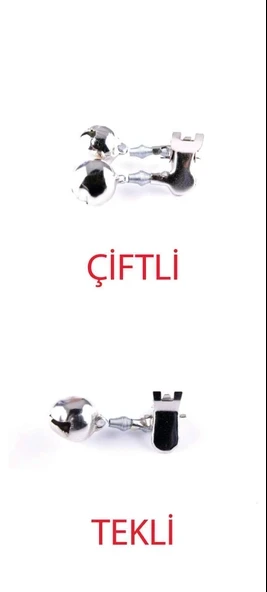 Captain Olta Zili Metal Kıskaçlı 18mm Kamış Zili ürün görseli 1