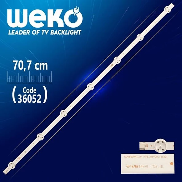 SVV650A41_A-TYPE_REV00_161201 70.7 Cm Tv Led Bar (Tvnizi açıp içindeki led barla birebir aynısı olduğunu görmeden almayınız. Sonrasında iade ALMAMAKTAYIZ.) ürün görseli 1