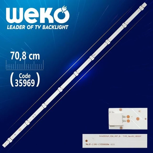 SVV650A64_A96_A97_B- TYPE_REV00_180207 70.8 Cm Tv Led Bar (Tvnizi açıp içindeki led barla birebir aynısı olduğunu görmeden almayınız. Sonrasında iade ALMAMAKTAYIZ.) ürün görseli 1