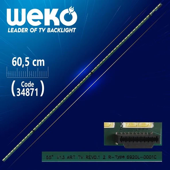 55'' V13 ART TV REV0.1 2 R-TYPE 6920L-0001C - 60.5 Cm 75 Ledli -  WK-207 Led Tv Bar ürün görseli 1