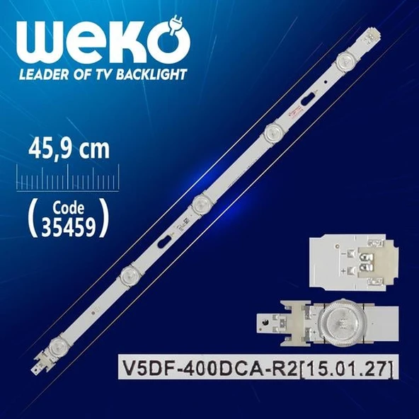 V5DF-400DCA-R2 - 45.9 Cm 5 Ledli - (WK-448) Tv Led Bar (Tvnizi açıp içindeki led barla birebir aynısı olduğunu görmeden almayınız. Sonrasında iade ALMAMAKTAYIZ.) ürün görseli 1