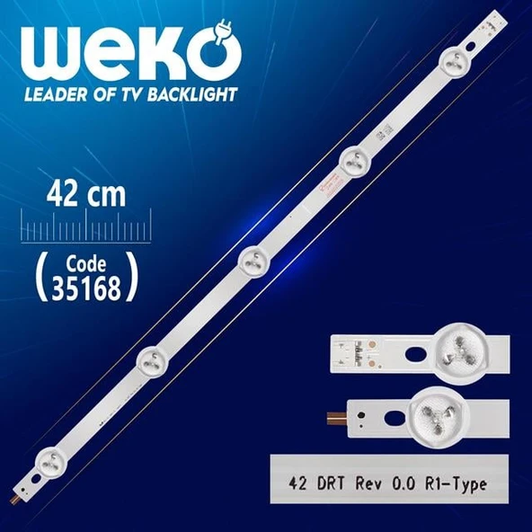 42'' DRT REV0.0 R1-TYPE - 42 Cm 5 Ledli - WK-874 Led Tv Bar ürün görseli 1