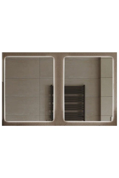 GLOBAL LED MIRROR 65x90 Cm Ledli Ayna Banyo Aynası Dekoratif Ayna Boy Ayna Salon Duvar Ayna ürün görseli 1