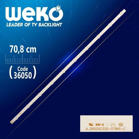 JL.D65052330-078AS-C C TYPE - 10 LEDLİ - 70.8 CM - Tv Led Bar (Tvnizi açıp içindeki led barla birebir aynısı olduğunu görmeden almayınız. Sonrasında iade ALMAMAKTAYIZ.) ürün görseli 1