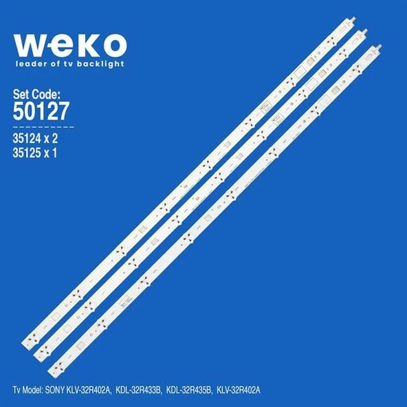 Wkset-5127 35124X2 35125X1 Lg Innotek 32 Inch Wxga Ndsoem 3 Adet Led Bar (Tvnizi açıp içindeki led barla birebir aynısı olduğunu görmeden almayınız. Sonrasında iade ALMAMAKTAYIZ.) ürün görseli 1