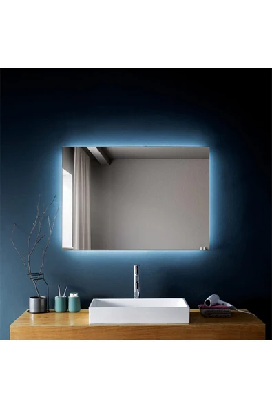 GLOBAL LED MIRROR Ledli Banyo Aynası 90x65 Cm ürün görseli 1