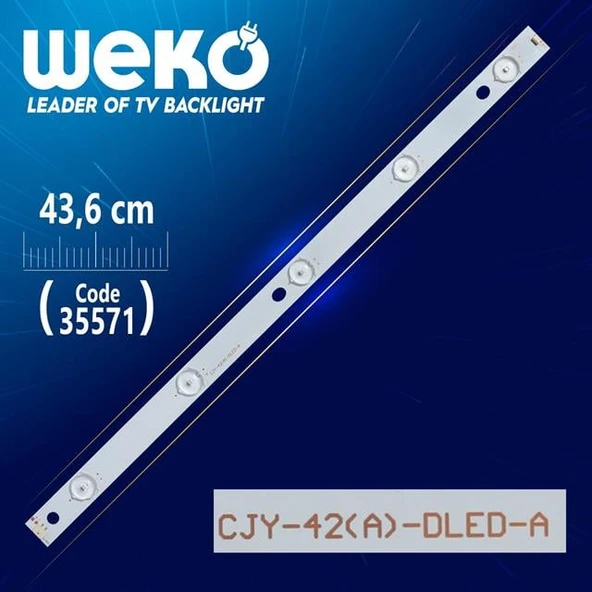 CJY-42(A)-DLED-A - 43.6 Cm 5 Ledli - (WK-1088) Tv Led Bar (Tvnizi açıp içindeki led barla birebir aynısı olduğunu görmeden almayınız. Sonrasında iade ALMAMAKTAYIZ.) ürün görseli 1