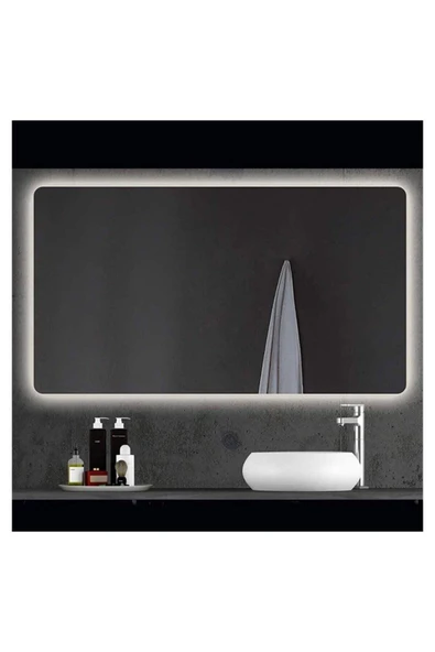 GLOBAL LED MIRROR 80x120 cm Ledli Ayna Banyo Aynası Dekoratif Ayna Boy Ayna Salon Duvar Ayna ürün görseli 1