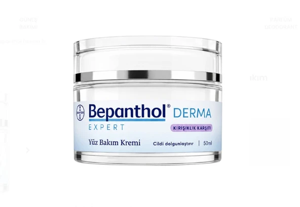 Bepanthol Derma Expert Kırışıklık Karşıtı Yüz Bakım Kremi 50 ml ürün görseli 1