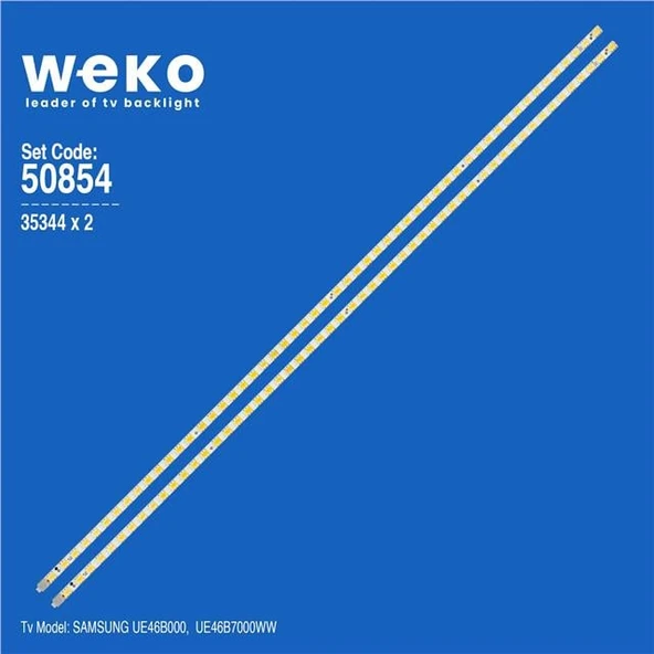 Wkset-5854 35344X2 Svs46_2Nd_120Hz 2 Adet Led Bar (54Led) (Tvnizi açıp içindeki led barla birebir aynısı olduğunu görmeden almayınız. Sonrasında iade ALMAMAKTAYIZ.) ürün görseli 1