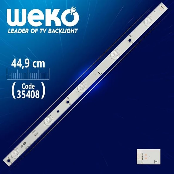 500TT56 V0 - 80908 - L TYPE - 44.9 Cm 5 Ledli - WK-267 Led Tv Bar ürün görseli 1