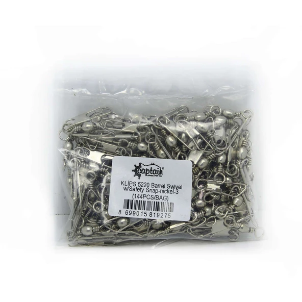 Captain 5220 Klips 144lü Paket Nikel - Resim 2