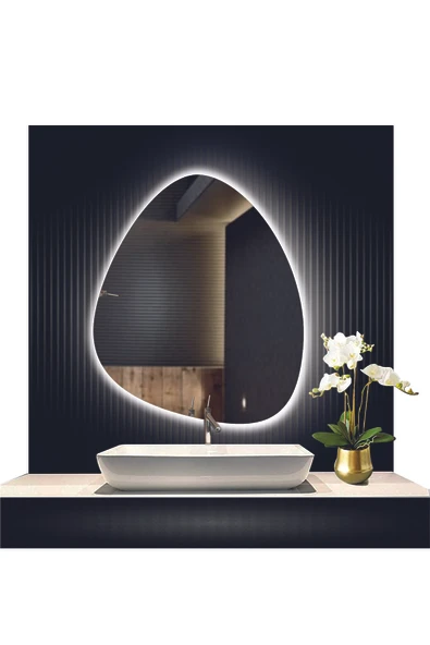 GLOBAL LED MIRROR Global Asie Ledli Dekoratif Banyo Aynası Ve Makyaj Aynası Ledli Ayna ürün görseli 1