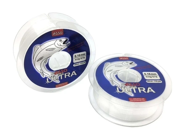 Asso Ultra Paralelling 100mt Monofilament Misina Beyaz ürün görseli 1