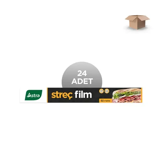 ASTRA Toptan PE Streç Film 29cm x 50 metre - Koli İçi 24'lü ürün görseli 1