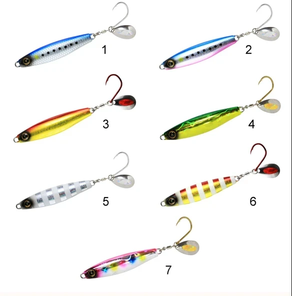 FS 437 Jack Eye Sawara Cast Spin 40gr Light Jig Suni Yem