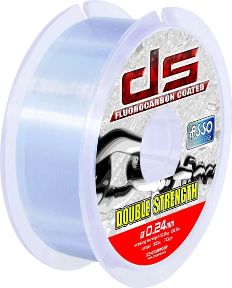 Asso Double Strength FC COATED Misina 200mt Gri ürün görseli 1