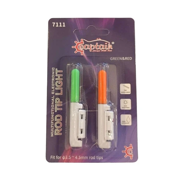 Captain 7111 Pilli ve Aparatlı Fosfor 2li SET 45x39mm ürün görseli 1