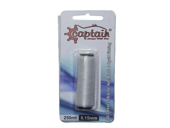 Captain 7651 Yem Sarma İpi 250mt Canlı Yem İçin Elastik İp 015mm ürün görseli 1