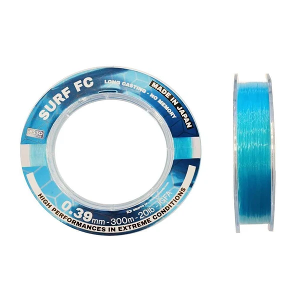 Asso Surf FC COATED Copolymer 300mt Long Casting No Memory Blue ürün görseli 1